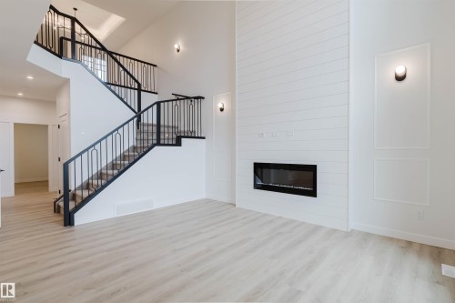 224 Edgemont Green, Edmonton, AB - Indoor With Fireplace