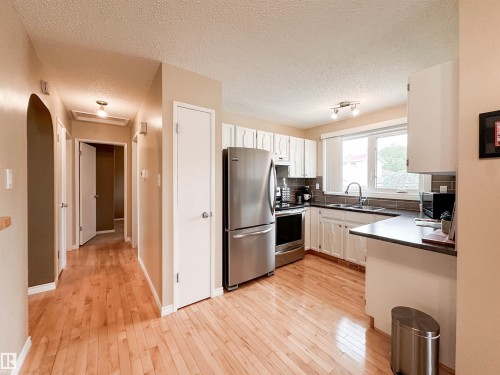 53 Alpine Boulevard, St. Albert, AB - Indoor Photo Showing Kitchen With Double Sink