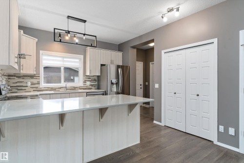 357 Desrochers Boulevard, Edmonton, AB - Indoor Photo Showing Kitchen With Upgraded Kitchen