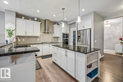 22933 94A Avenue, Edmonton, AB - Indoor Photo Showing Kitchen With Upgraded Kitchen