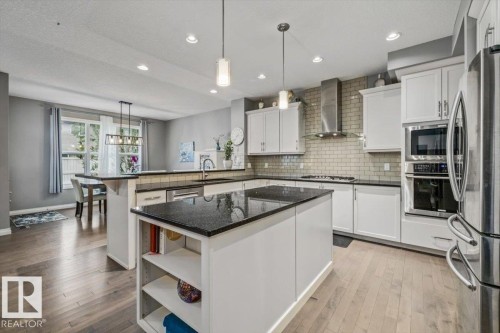 22933 94A Avenue, Edmonton, AB - Indoor Photo Showing Kitchen With Upgraded Kitchen