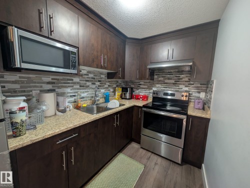3336 17B Avenue, Edmonton, AB - Indoor Photo Showing Kitchen With Double Sink With Upgraded Kitchen