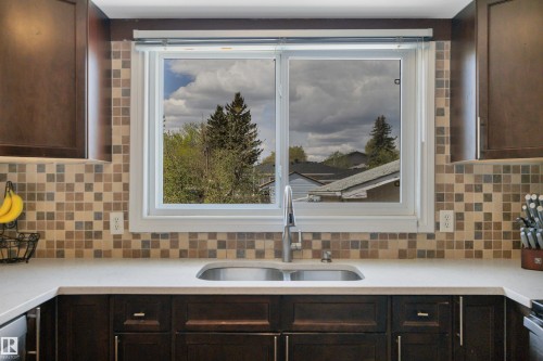 14104 79 Street, Edmonton, AB - Indoor Photo Showing Kitchen With Double Sink