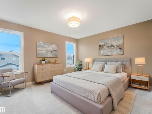 Virtually Staged - 19310 26A Ave, Edmonton, AB - Indoor Photo Showing Bedroom