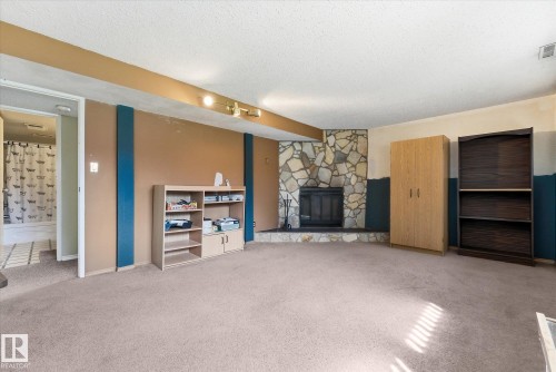 886 Knottwood Road S, Edmonton, AB - Indoor With Fireplace