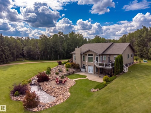 60030 Range Road 225, Rural Thorhild County, AB - Outdoor With Deck Patio Veranda