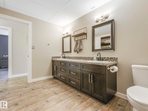 Basement - 60030 Range Road 225, Rural Thorhild County, AB - Indoor Photo Showing Bathroom
