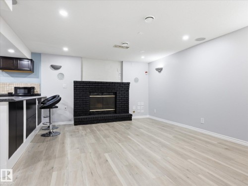 14320 117 Street, Edmonton, AB - Indoor Photo Showing Other Room With Fireplace