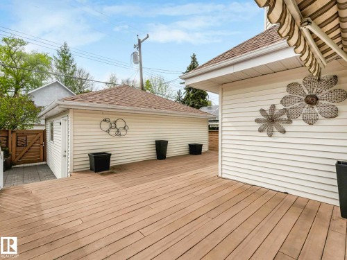 9642 100 Street, Edmonton, AB - Outdoor With Deck Patio Veranda With Exterior