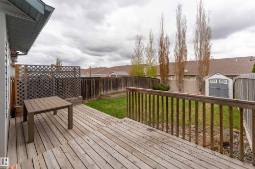 105 Galloway Wynd, Fort Saskatchewan, AB - Outdoor With Deck Patio Veranda With Exterior