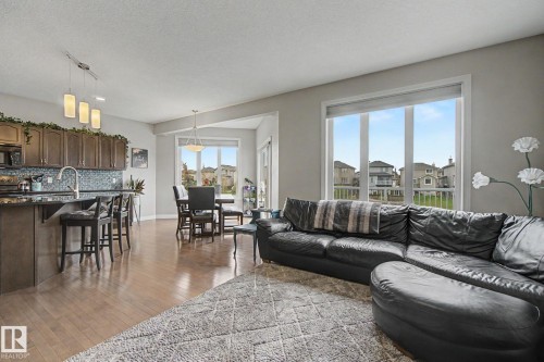 82 Dalquist Bay, Leduc, AB - Indoor Photo Showing Living Room