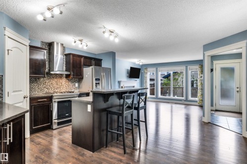 2429 Austin Crescent, Edmonton, AB - Indoor Photo Showing Kitchen With Stainless Steel Kitchen With Upgraded Kitchen