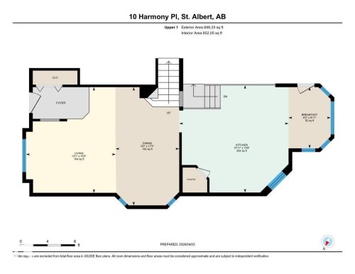 Floor plan - 10 Harmony Place, St. Albert, AB 