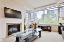 203 2606 109 Street, Edmonton, AB  - Indoor Photo Showing Living Room With Fireplace 