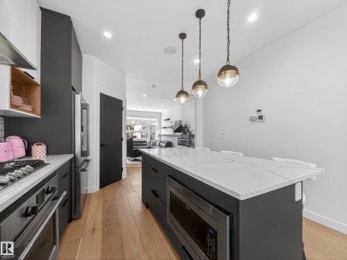 10449 143 Street, Edmonton, AB - Indoor Photo Showing Kitchen With Upgraded Kitchen