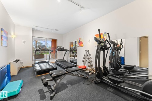 1602 10649 Saskatchewan Drive, Edmonton, AB - Indoor Photo Showing Gym Room