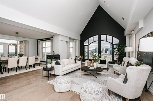 2104 9020 Jasper Avenue, Edmonton, AB - Indoor Photo Showing Living Room