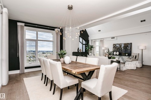 2104 9020 Jasper Avenue, Edmonton, AB - Indoor Photo Showing Dining Room