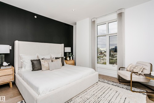 2104 9020 Jasper Avenue, Edmonton, AB - Indoor Photo Showing Bedroom