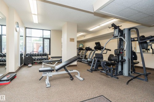 2104 9020 Jasper Avenue, Edmonton, AB - Indoor Photo Showing Gym Room