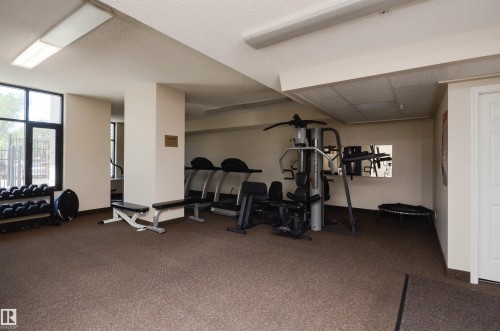 2104 9020 Jasper Avenue, Edmonton, AB - Indoor Photo Showing Gym Room