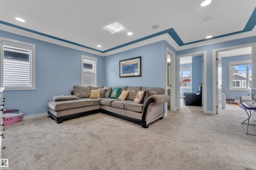 16016 34 Avenue, Edmonton, AB - Indoor Photo Showing Living Room