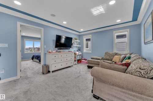 16016 34 Avenue, Edmonton, AB - Indoor Photo Showing Living Room