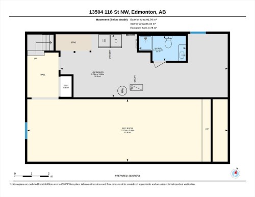 Floor plan - 13504 116 St Nw, Edmonton, AB - Other