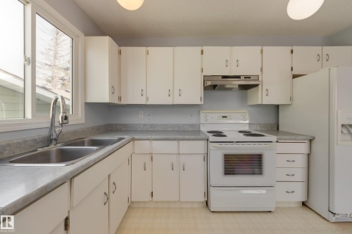 2058 74 Street, Edmonton, AB - Indoor Photo Showing Kitchen With Double Sink