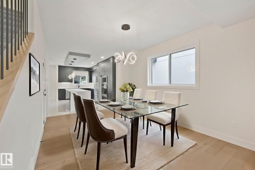 10965 129 Street, Edmonton, AB - Indoor Photo Showing Dining Room
