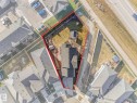 Aerial Boundary Survey. Presenting an overhead depiction of the property with a defined perimeter - 6613 62 Avenue, Beaumont, AB  - Other 
