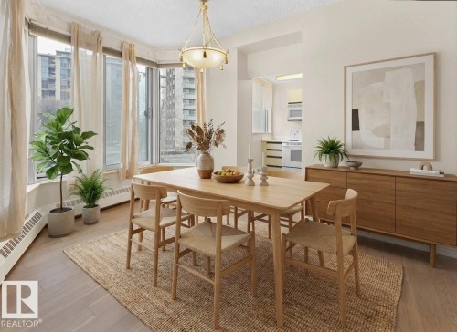 201 11826 100 Avenue, Edmonton, AB - Indoor Photo Showing Dining Room
