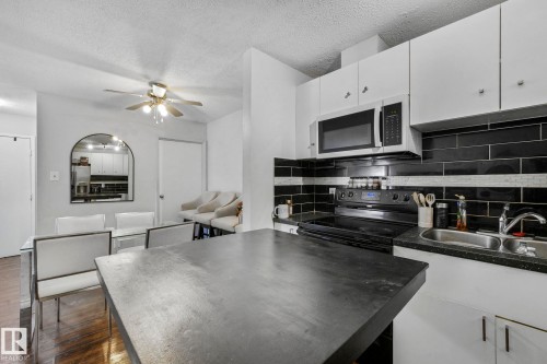 A7 2808 116 Street, Edmonton, AB - Indoor Photo Showing Kitchen With Double Sink