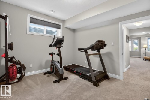 4232 8 Street, Edmonton, AB - Indoor Photo Showing Gym Room