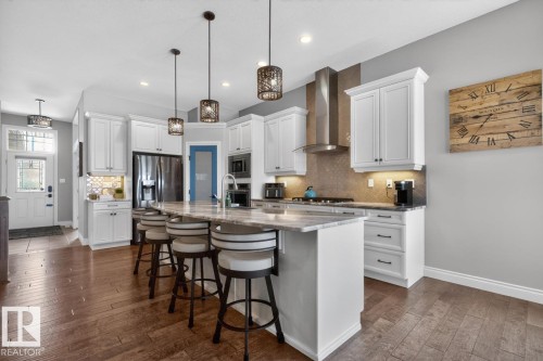 4232 8 Street, Edmonton, AB - Indoor Photo Showing Kitchen With Stainless Steel Kitchen With Upgraded Kitchen