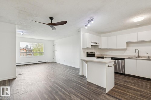 411 9010 106 Avenue, Edmonton, AB - Indoor Photo Showing Kitchen