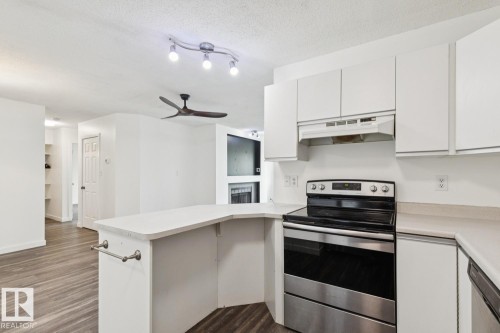 411 9010 106 Avenue, Edmonton, AB - Indoor Photo Showing Kitchen