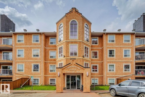 411 9010 106 Avenue, Edmonton, AB - Outdoor With Balcony With Facade