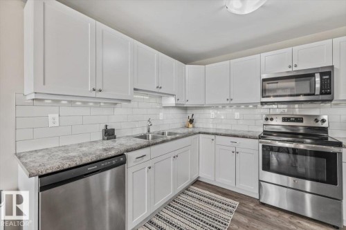 16429 115 Street, Edmonton, AB - Indoor Photo Showing Kitchen With Double Sink