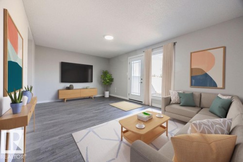 113 Abbottsfield Road, Edmonton, AB - Indoor Photo Showing Living Room