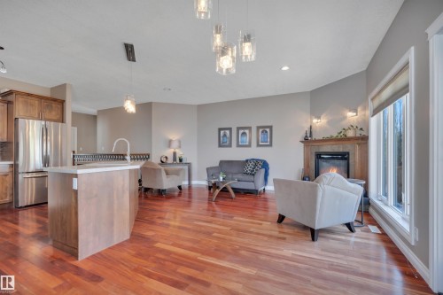 59 Wilkinson Place, Leduc, AB - Indoor Photo Showing Kitchen With Upgraded Kitchen