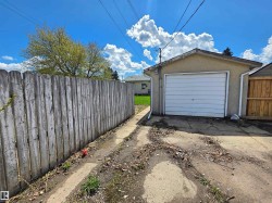 Single Detached Garage with back alley access - 
