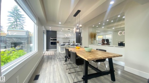 7604 181 Street, Edmonton, AB - Indoor Photo Showing Dining Room