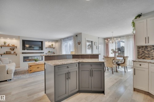 6509 38 Avenue, Beaumont, AB - Indoor With Fireplace