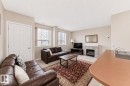 601 9919 105 Street, Edmonton, AB  - Indoor Photo Showing Living Room With Fireplace 