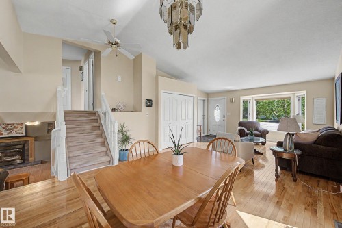 24 Elbow Drive, Devon, AB - Indoor With Fireplace