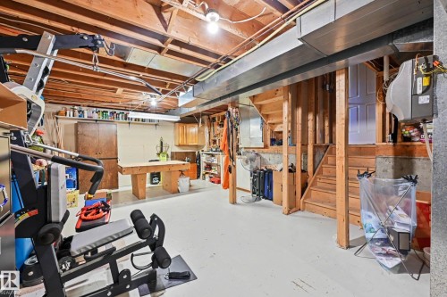 24 Elbow Drive, Devon, AB - Indoor Photo Showing Basement