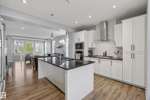 8416 23 Avenue, Edmonton, AB - Indoor Photo Showing Kitchen With Stainless Steel Kitchen With Upgraded Kitchen