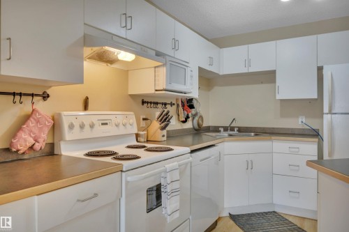 326 11325 83 Street, Edmonton, AB - Indoor Photo Showing Kitchen With Double Sink