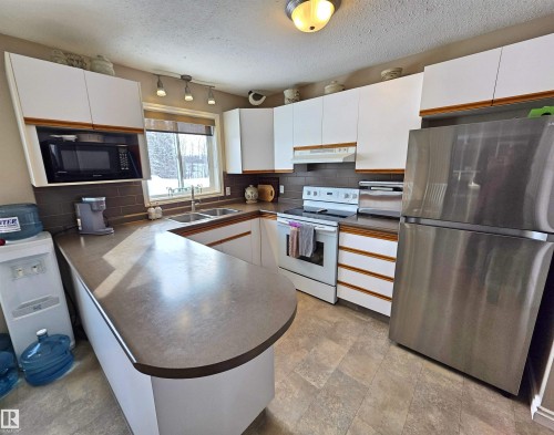 58310 Range Road 101, Rural St. Paul County, AB - Indoor Photo Showing Kitchen With Double Sink